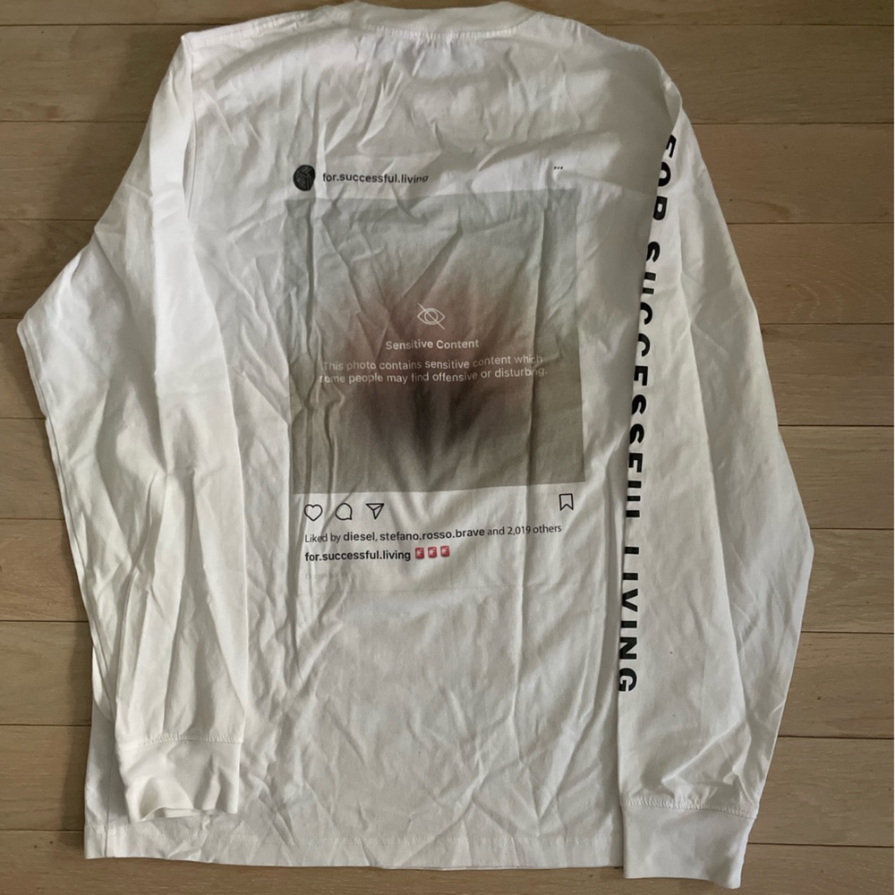 New Diesel for successful living long sleeve t-shirt